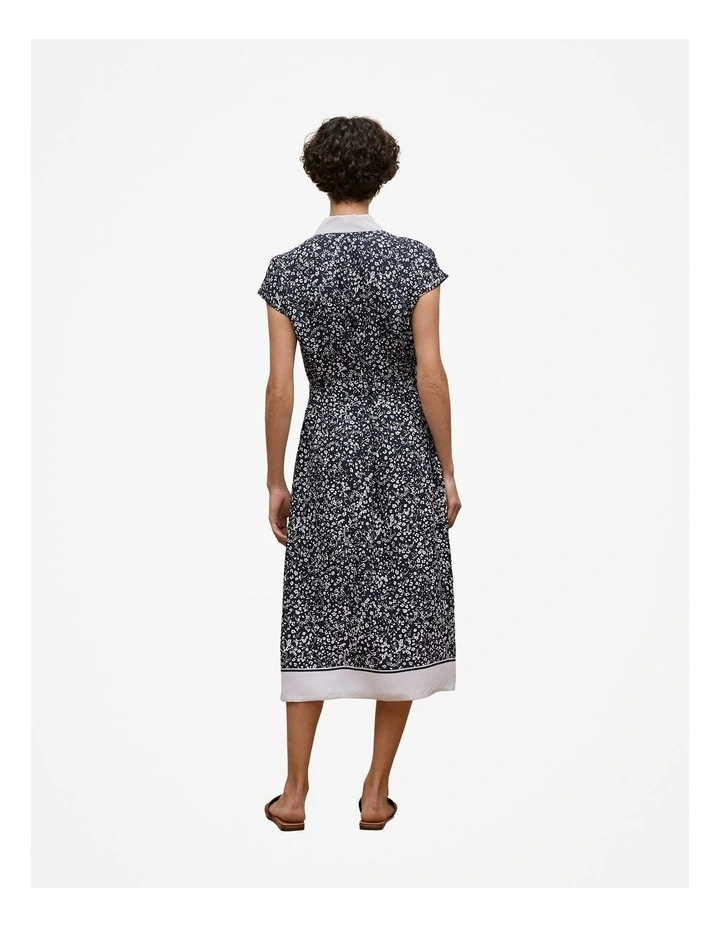 Carraway Collared Dress in Night Sky image 6