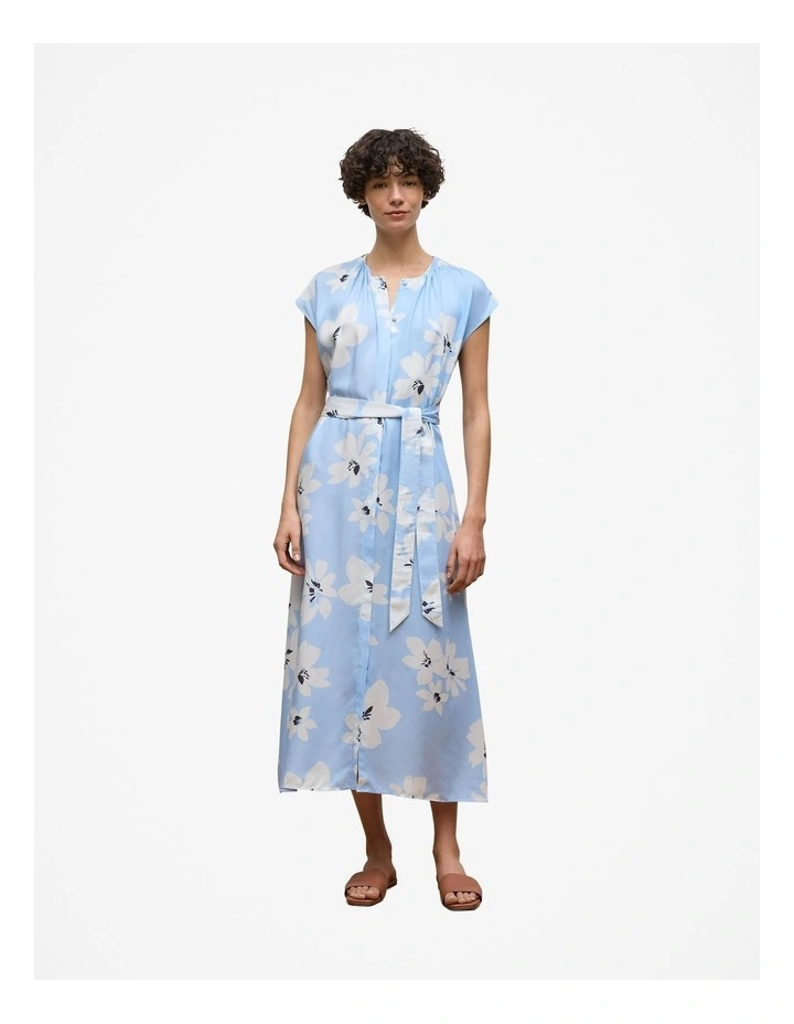 Sorell Modal Cap Sleeve Dress in Soft Blue image 2