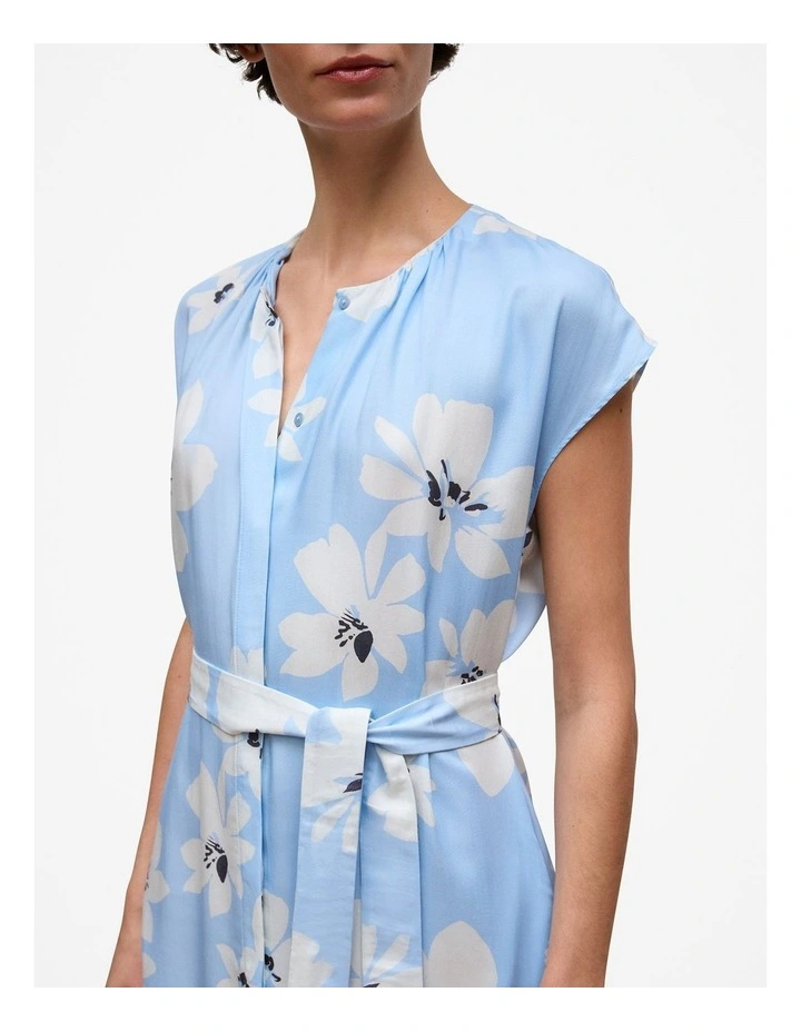 Sorell Modal Cap Sleeve Dress in Soft Blue image 3