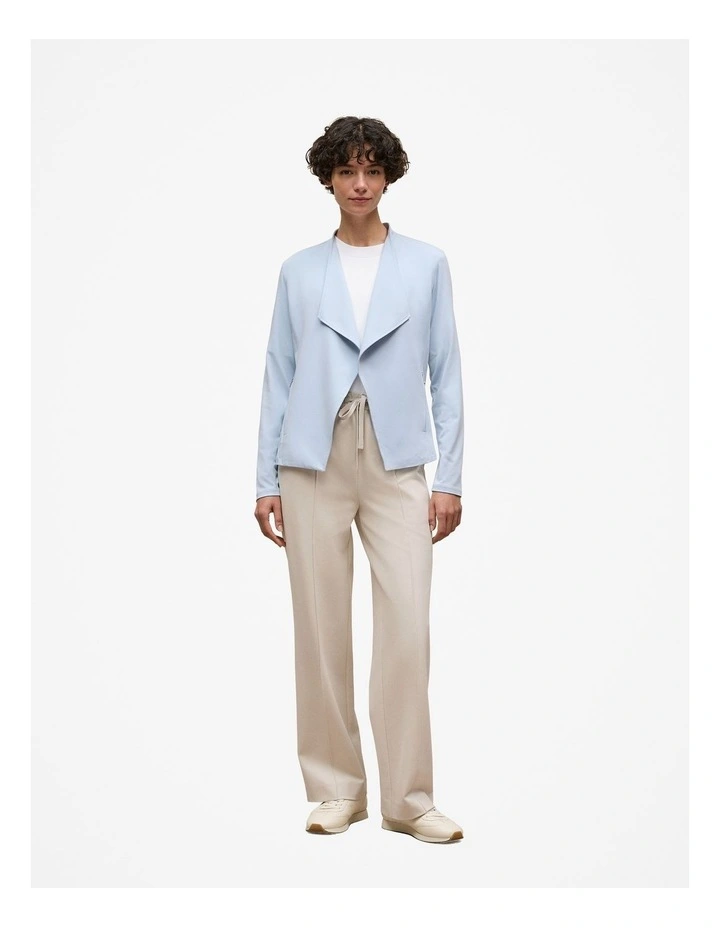 Bamboo Viscose Blend Jacket in Soft Blue image 2