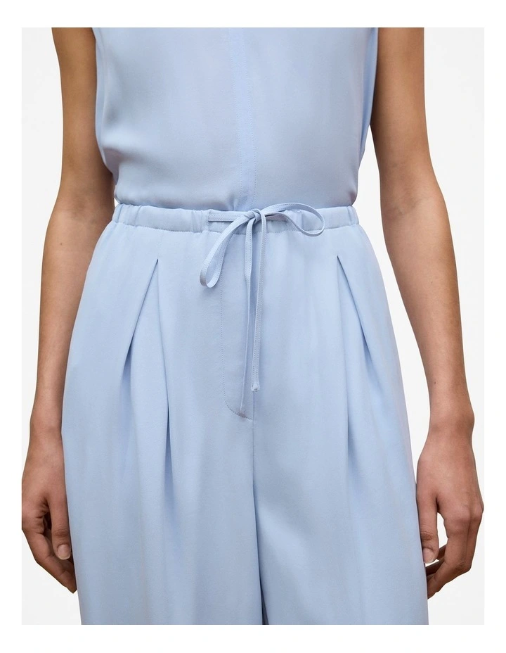 Soft Drawcord Pant in Soft Blue image 4