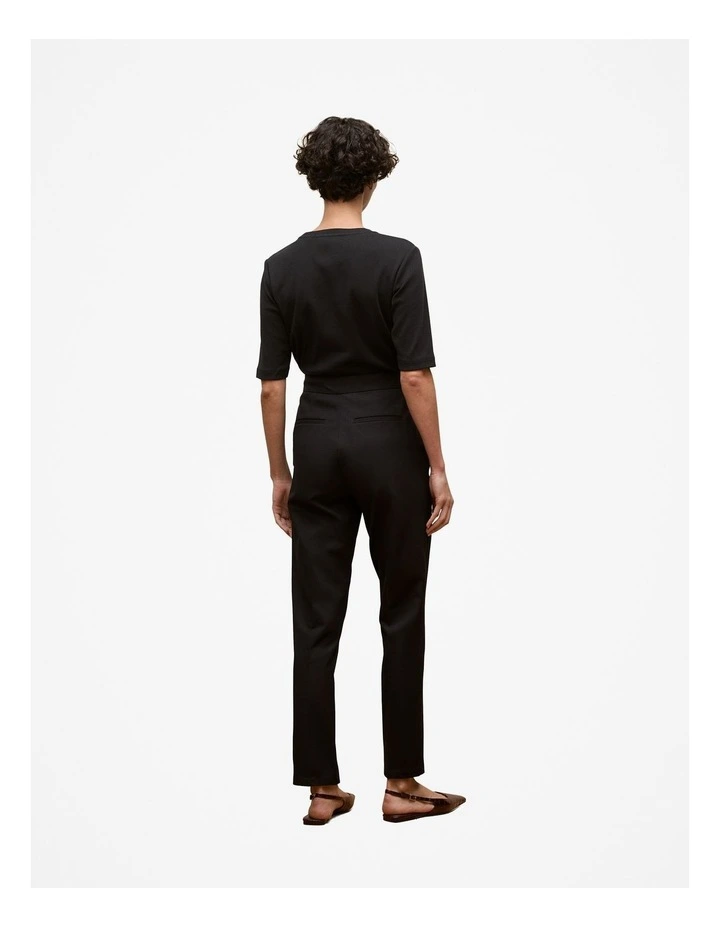 Cotton Bi-Stretch Pant in Black image 4