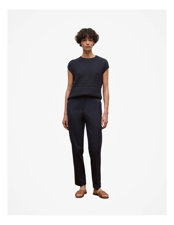 Cotton Bi-stretch Pant in Night Sky image 2