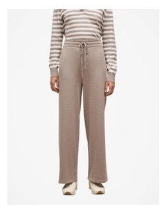 Cotton Cashmere Knit Pant in Cinder
