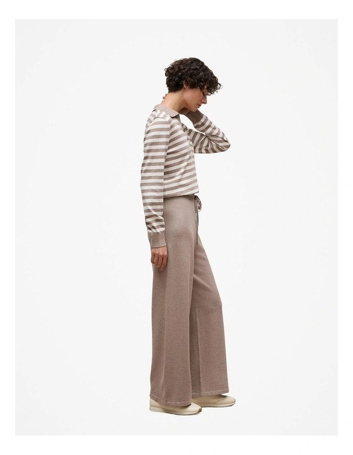 Cotton Cashmere Knit Pant in Cinder image 4