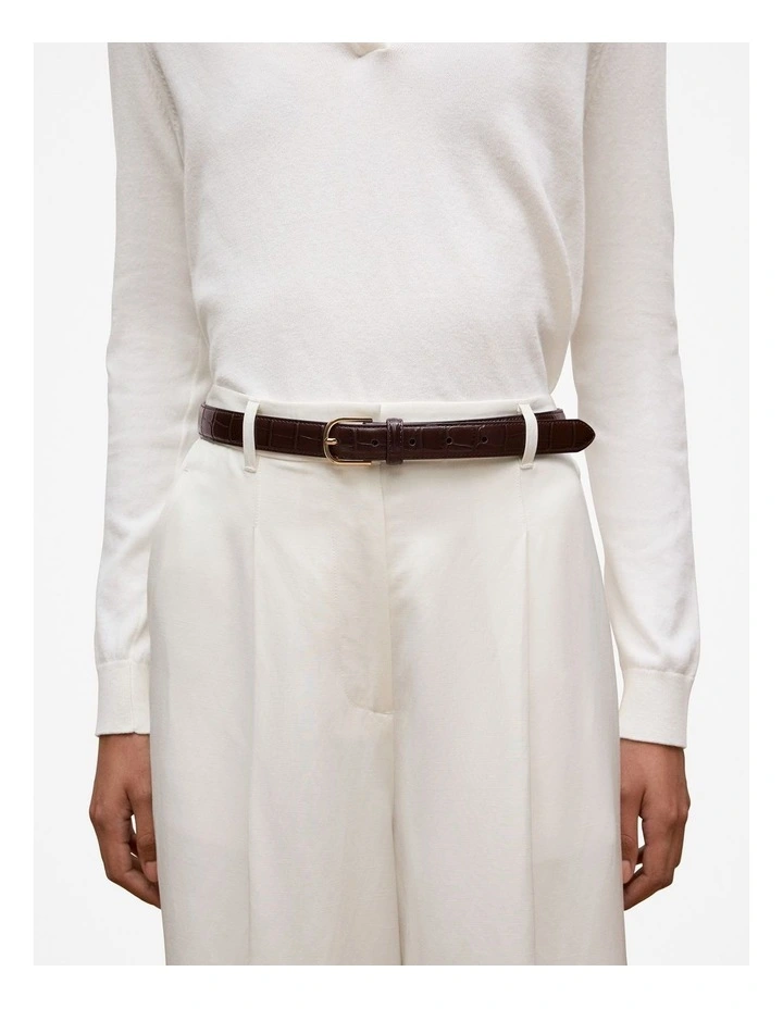 Argil Belt in Chocolate image 2