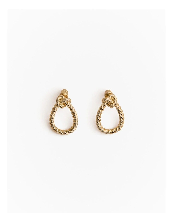 Dolina Drop Earrings in Gold image 1