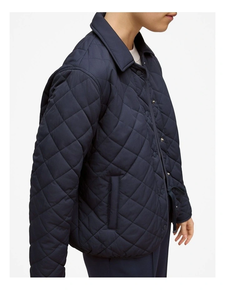 Quilted Shell Jacket in Night Sky image 3