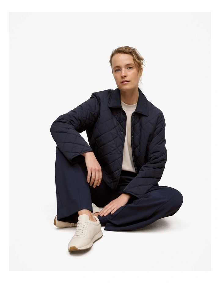 Quilted Shell Jacket in Night Sky image 4