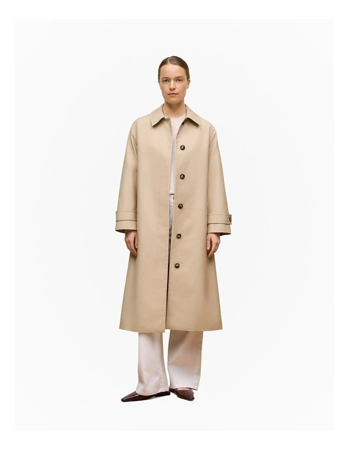 Merino Classic Crew in Oat Marle image 2