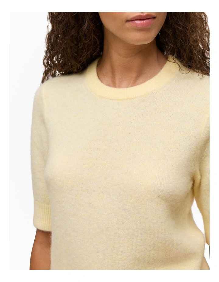 Alpaca Merino Blend T-shirt in Winter Butter image 3