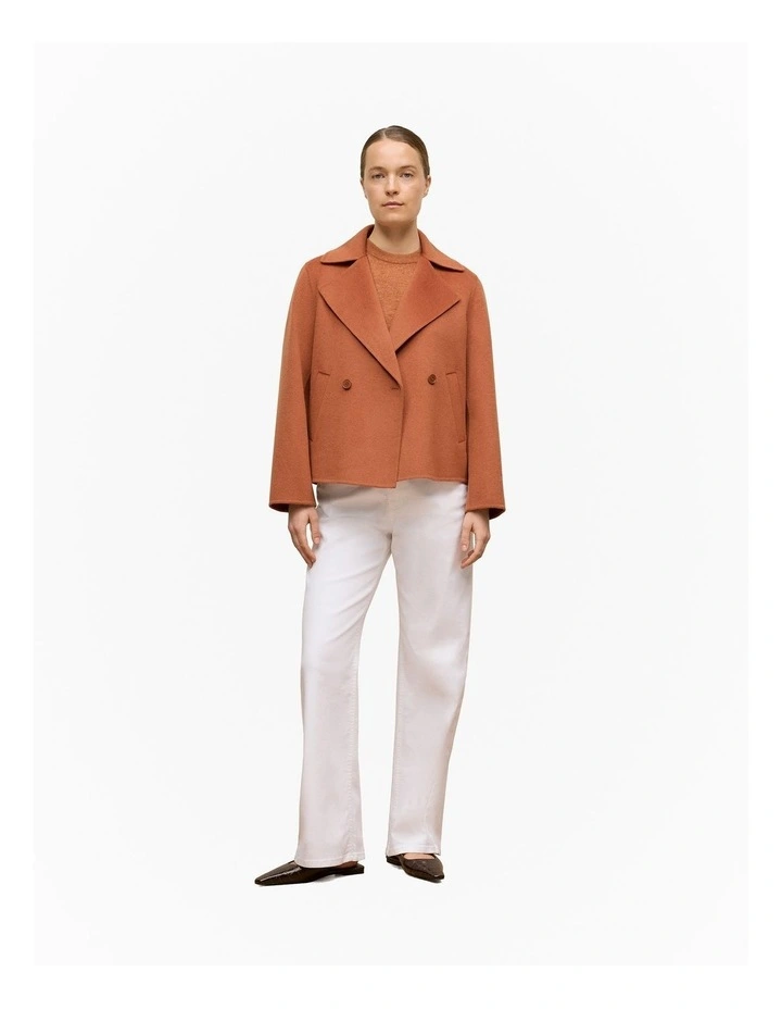 Alpaca Merino Blend T-shirt in Sierra image 3