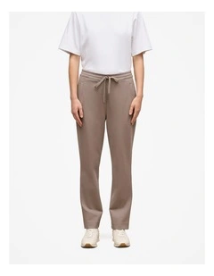 Ponte Straight Leg Pant in Cinder