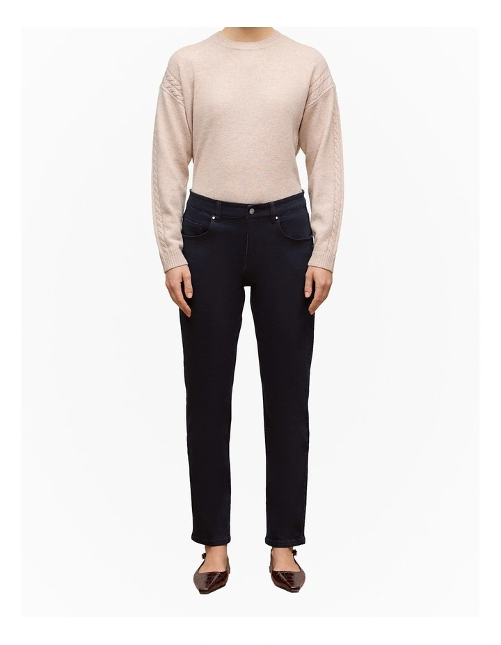 Boyfriend Jean in Blue Black image 1