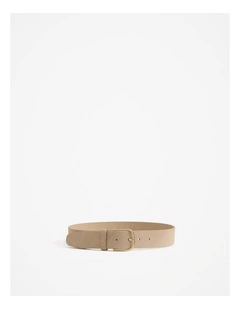 Serin Suede Belt in Tahini