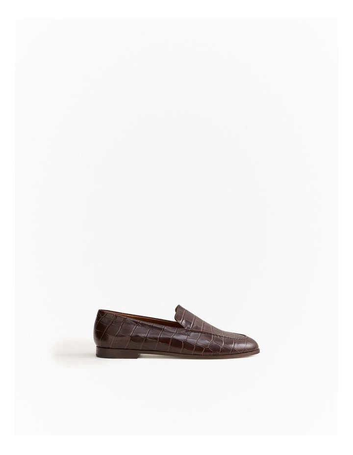 Caela Loafer in Chocolate image 1