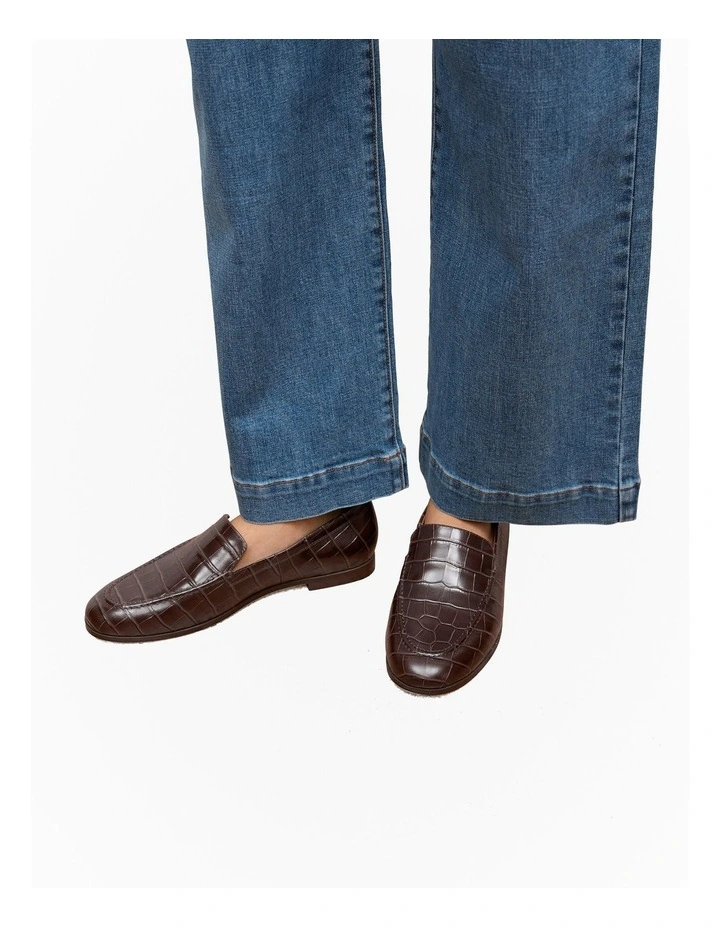 Caela Loafer in Chocolate image 2