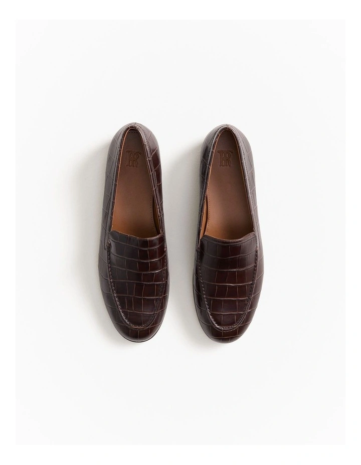 Caela Loafer in Chocolate image 3