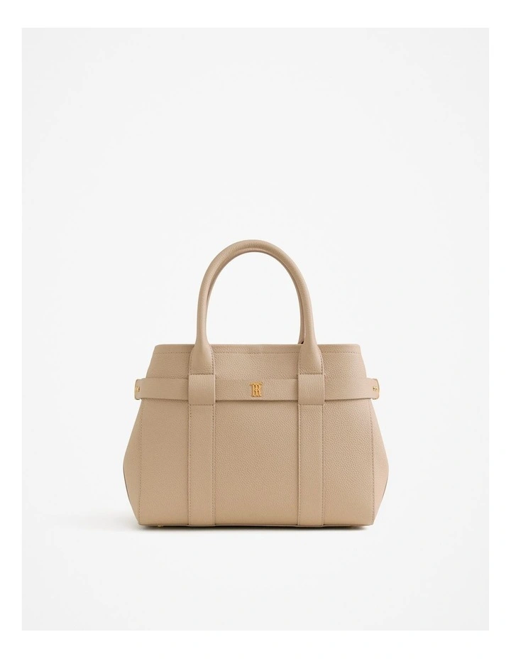 Kalin Leather Small Tote in Tahini image 1