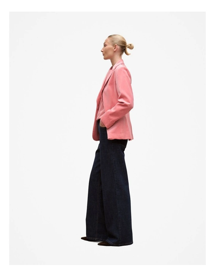 Velvet Blazer in Dusty Rose image 5
