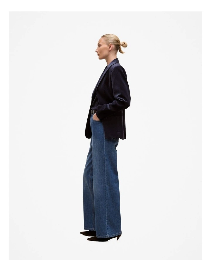 Velvet Blazer in Night Sky image 4