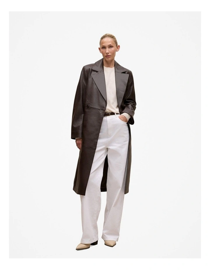 Merino Cashmere Forward Shoulder Seam Crew in Oat image 2