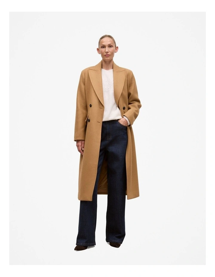 Australian Cotton Blend High Waist Jean in Rinse Wash image 2