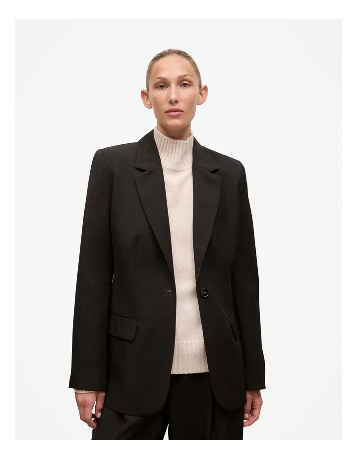 Soft Classic Blazer in Black image 1