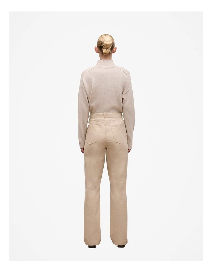 Moleskin Five Pocket Pant in Putty image 5