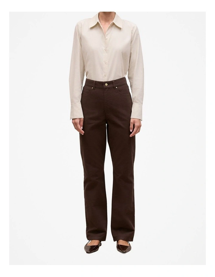 Moleskin Five Pocket Pant in Coffee Bean image 1