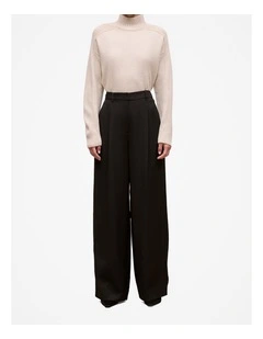 Soft Tailored Pant in Black