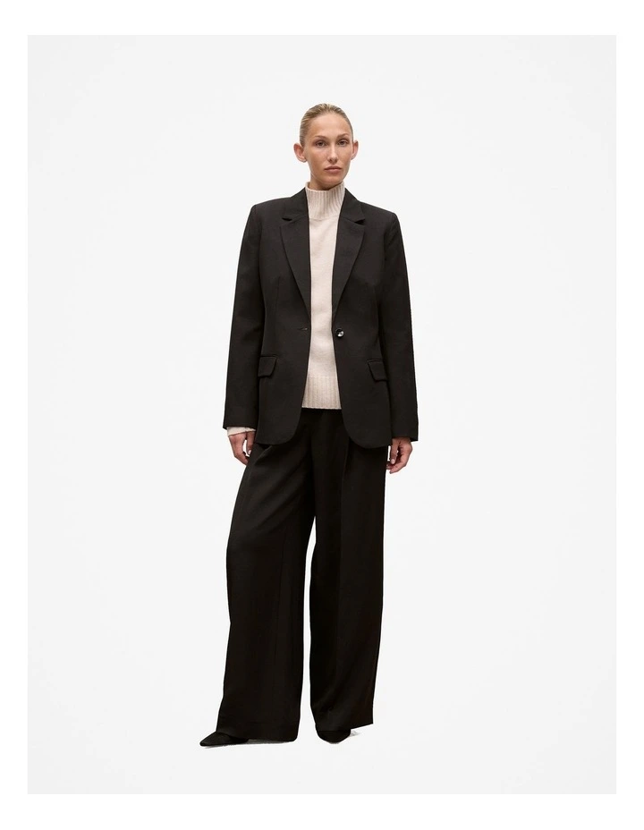 Soft Tailored Pant in Black image 2