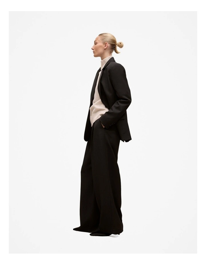 Soft Tailored Pant in Black image 4