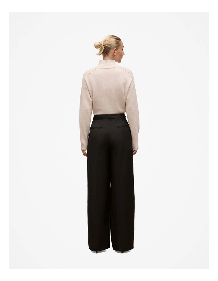 Soft Tailored Pant in Black image 5