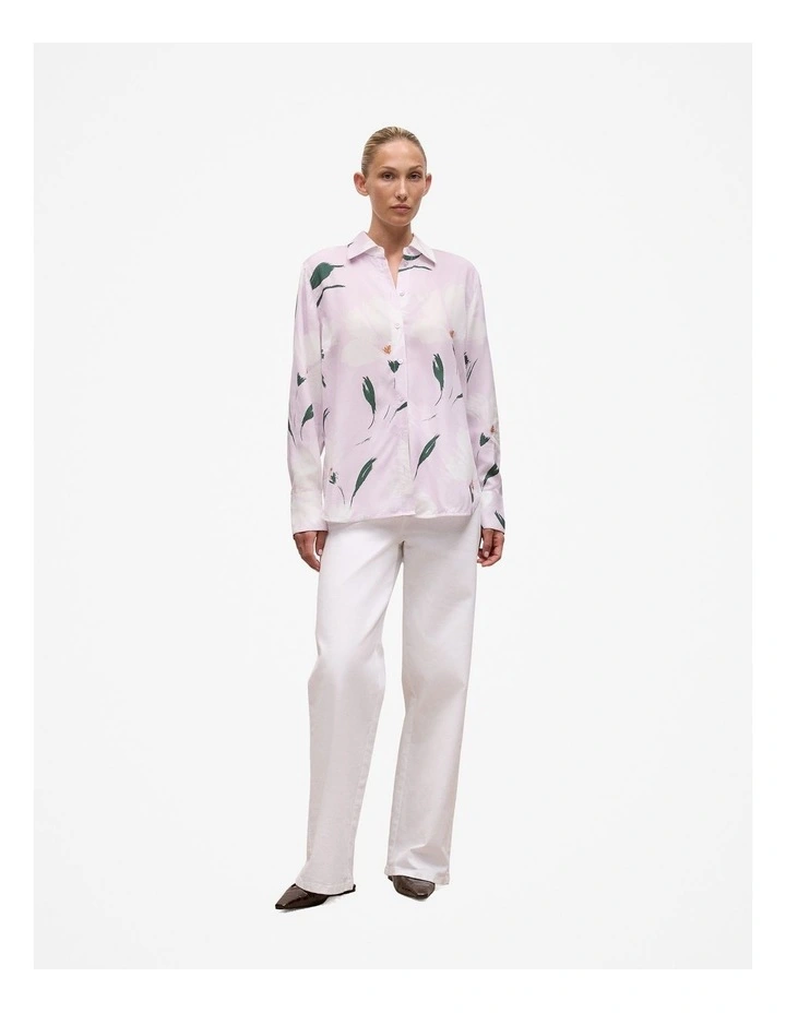 Wilda Relaxed Shirt in Lilac image 2