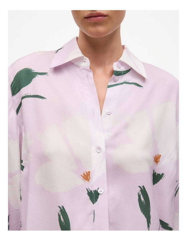 Wilda Relaxed Shirt in Lilac image 3