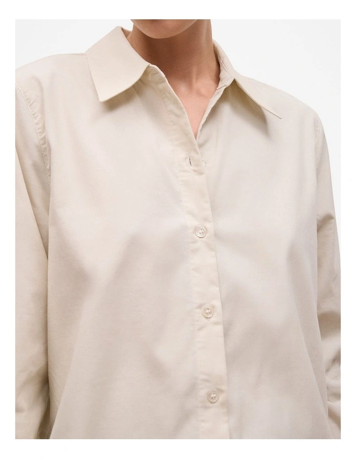 Pinwale Cord Shirt in Stone image 4