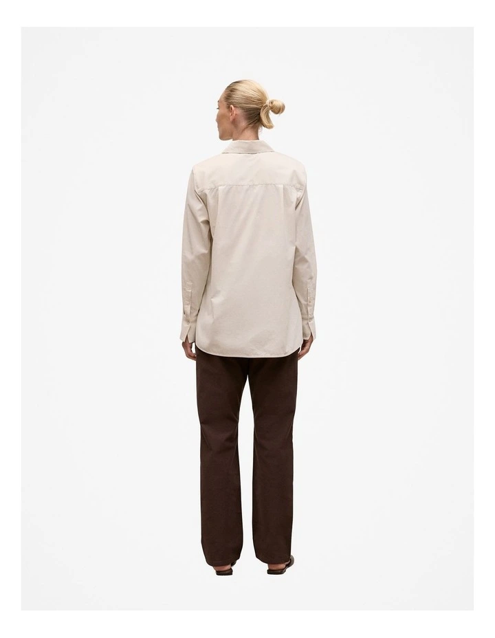 Pinwale Cord Shirt in Stone image 5
