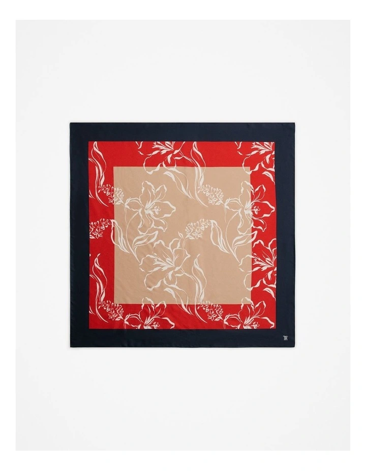 Iluna Silk Scarf in Marshmallow image 1