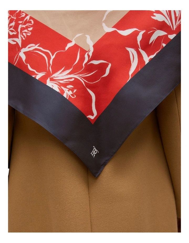 Iluna Silk Scarf in Marshmallow image 5