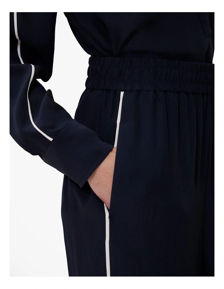 Piping Detail Pull On Pant in Night Sky image 4
