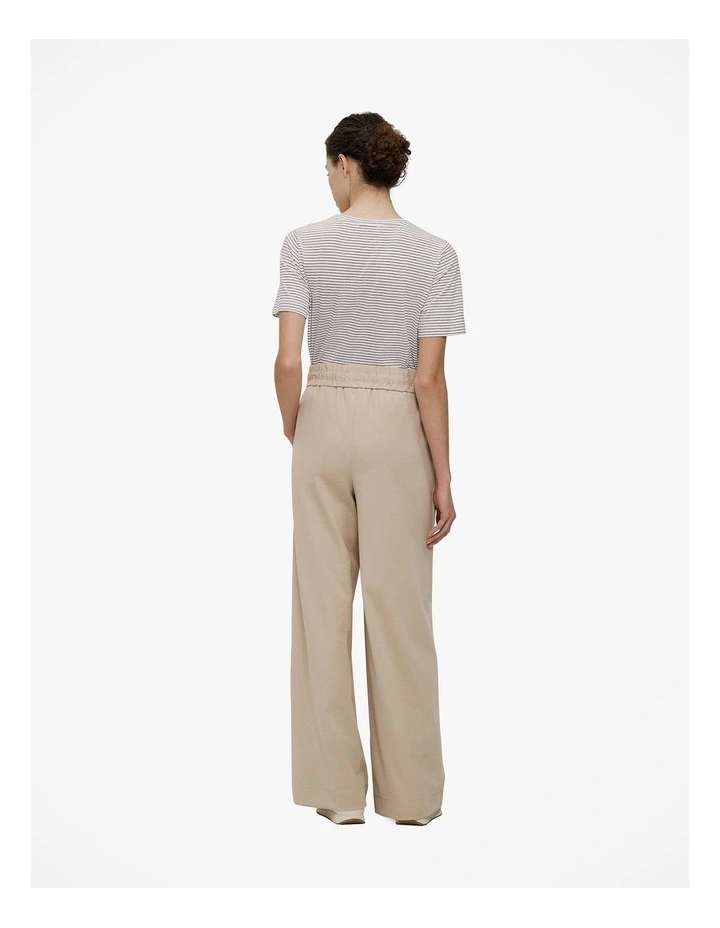 Ponte Wide Leg Travel Pant in Clay image 6