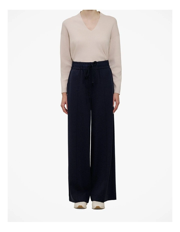 Ponte Wide Leg Travel Pant in Night Sky image 1