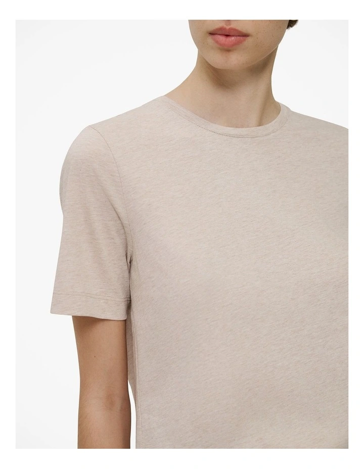 Australian Cotton Marle T-shirt in Clay image 3