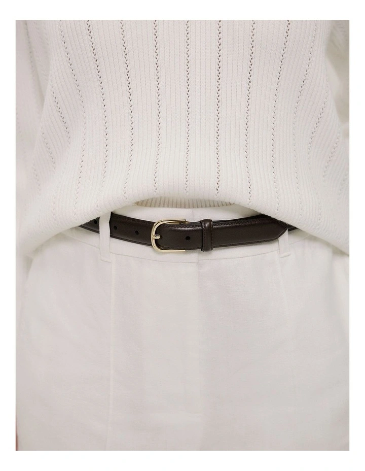 Elarin Belt in Chocolate image 2