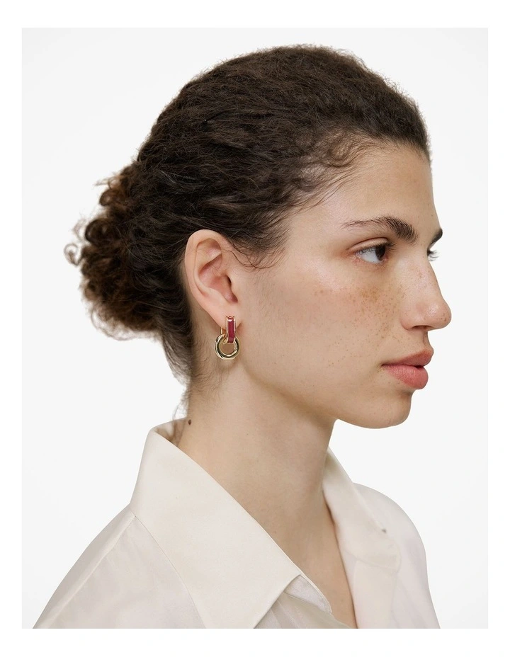 Marisol Drop Earrings in Russet image 2