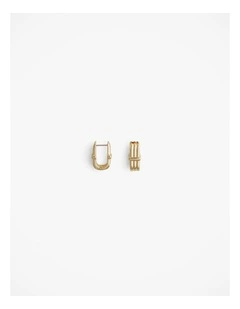 Orne Huggie Earrings in Gold