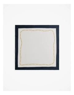Orne Silk Scarf in Parchment