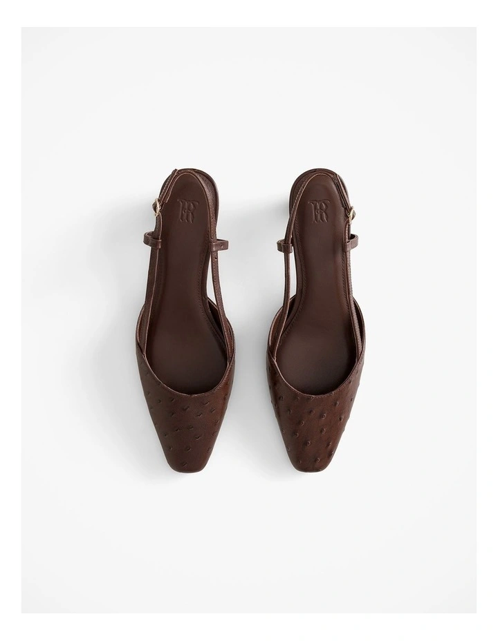 Solae Slingback Heel in Mocha image 3