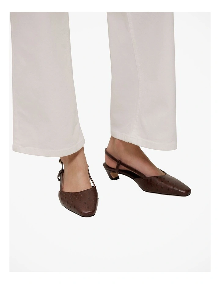 Solae Slingback Heel in Mocha image 5
